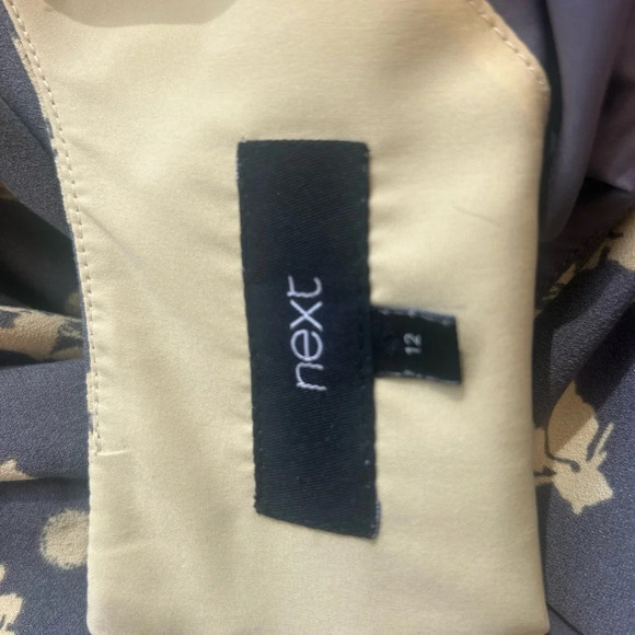 Next dress  size 8 (12 uk) excellent condition beautiful lined shift dress thick - Picture 14 of 16